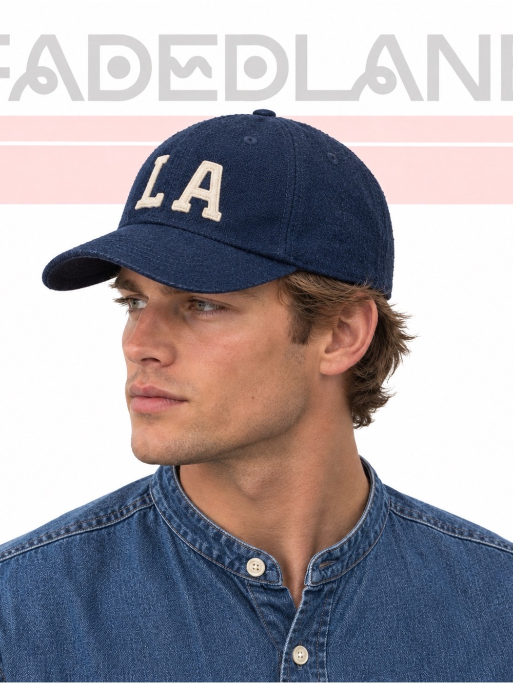 Ebbets Field Flannel Navy Vintage Los Angeles Angels Cap